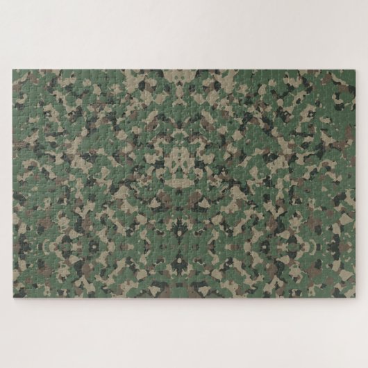 Puzzle Camo militaire Frustrant l'activité cérébrale (Horizontal)