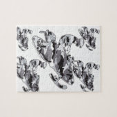 Puzzle Camoflage gris Snowmobiler (Horizontal)