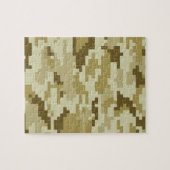 Puzzle Camouflage 8 bits pour désert numérique / Camo (Horizontal)