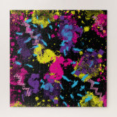 Puzzle Camouflage classique : Motif Vintage sans couture (Horizontal)