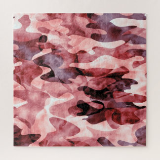 Puzzle camouflage d'aquarelle Abstraite : teinture à crav