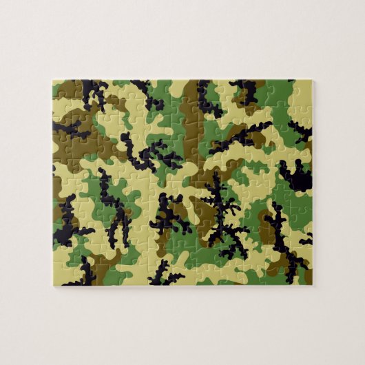 Puzzle Camouflage des bois (Horizontal)