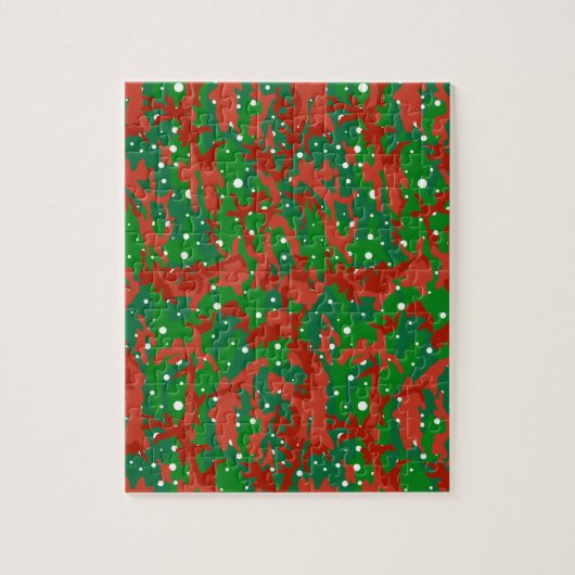 Puzzle Camouflage Haus De Camo Xmas (Vertical)