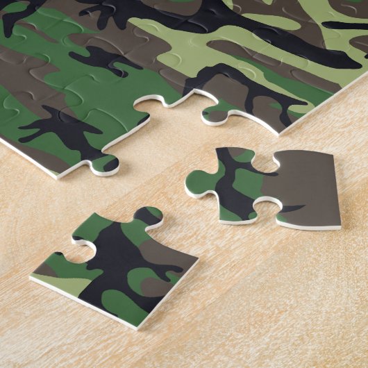 Puzzle Camouflage militaire (Côté)