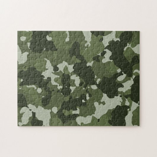 Puzzle Camouflage militaire vert (Horizontal)