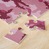 Puzzle Camouflage rose (Côté)