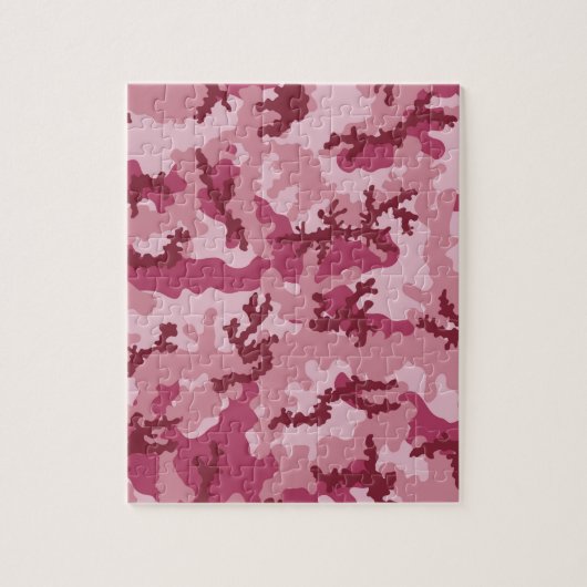 Puzzle Camouflage rose (Vertical)