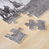 Puzzle Camp de Teepee de Natif américain, Montana, c.1900 (Côté)