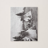 Puzzle Camp de Teepee de Natif américain, Montana, c.1900 (Vertical)