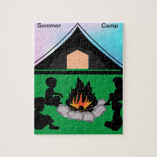 Puzzle camp d'été (Vertical)