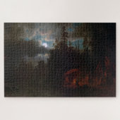 Puzzle Camp Moonlight, Albert Bierstadt (Horizontal)