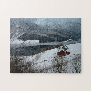 Puzzle Campagne d'hiver, Norvège /paysages scandinaves
