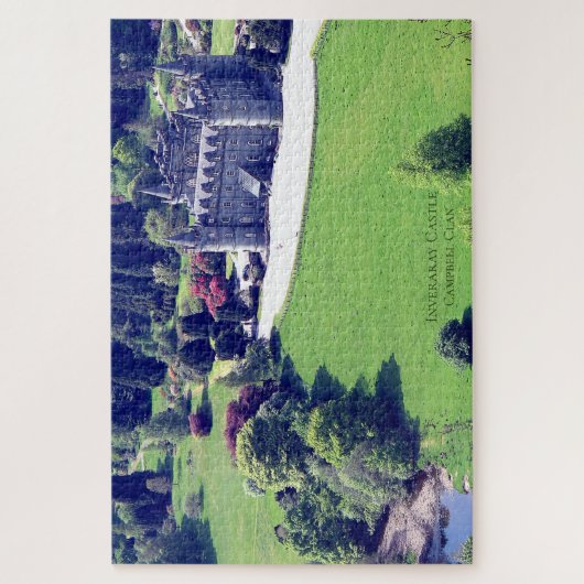 Puzzle Campbell Clan du château d'Inveraray en Éco (Vertical)