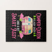 Puzzle Camper Queen Classy Sassy Smart Drôle Femmes Fille (Horizontal)