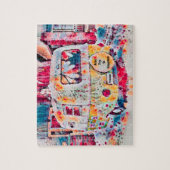 Puzzle Camper Retro Hippie Road Voyage vers la liberté du (Vertical)