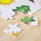 Puzzle Camping Randonnée Nature Sun Mountain Tree (Côté)