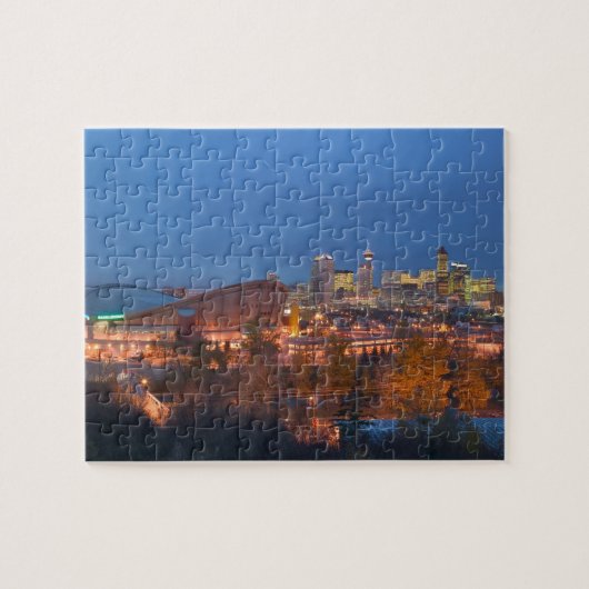Puzzle Canada, Alberta, Calgary : Skyline de la ville du (Horizontal)