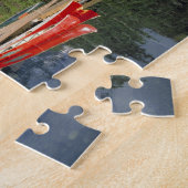 Puzzle Canada, Alberta, lac Moraine. La surface vitreuse (Côté)