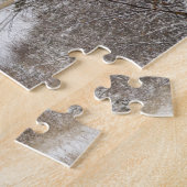 Puzzle Canada, Alberta. Train de neige VIA Rail entre (Côté)