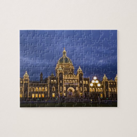 Puzzle CANADA, Colombie-Britannique, Victoria. Soir, (Horizontal)