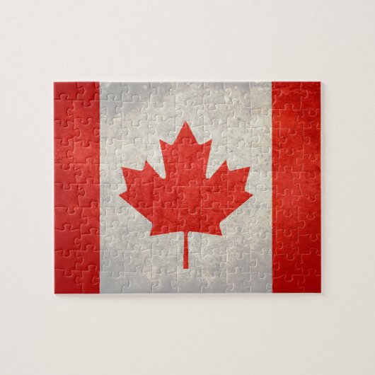 Puzzle Canada; drapeau canadien (Horizontal)