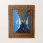 Puzzle Canada Lake Louise Rocky Mountain Wood Frame Impri (Vertical)