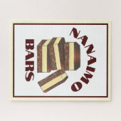 Puzzle Canadian Nanaimo Bars Canada Colombie-Britannique  (Horizontal)