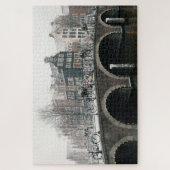 Puzzle Canal à Amsterdam en hiver (Vertical)