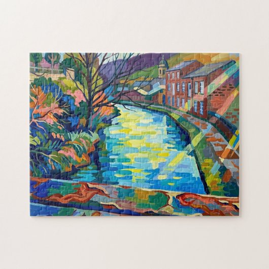Puzzle Canal de Rochdale Sowerby Bridge (Horizontal)