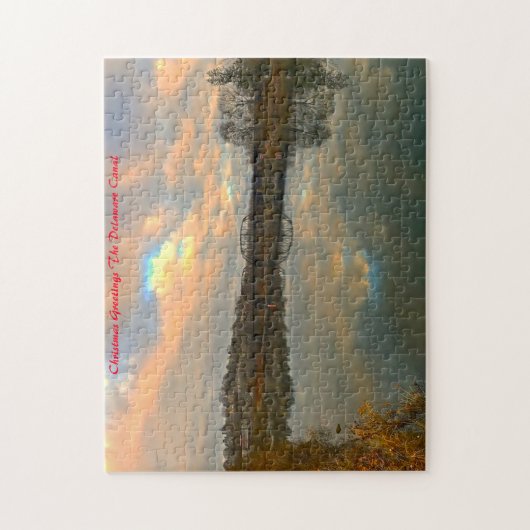 Puzzle Canal du Delaware.Salutations de Noël (Vertical)