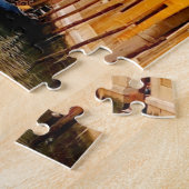 Puzzle Canal entre les Maisons de Venise avec gondolas, I (Côté)