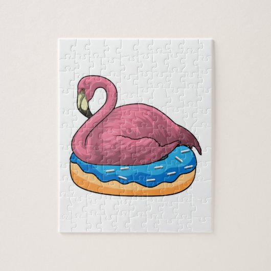 Puzzle Canard avec Donut (Vertical)