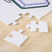Puzzle Canard avec livre (Côté)