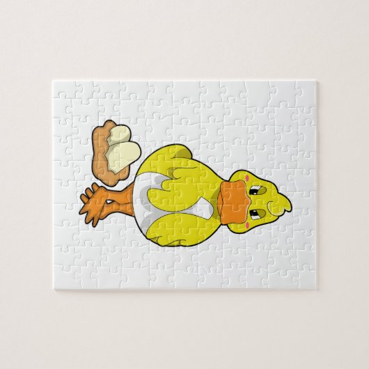 Puzzle Canard avec oeufs (Horizontal)