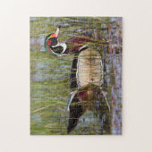 Puzzle Canard branchu dans une zone humide (Vertical)