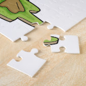 Puzzle Canard comme enseignant avec livre (Côté)