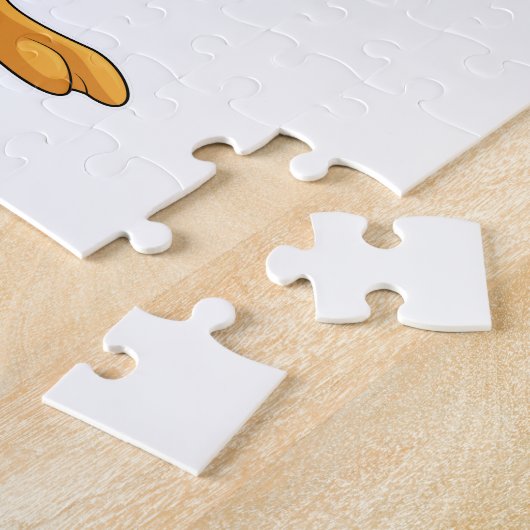 Puzzle Canard comme infirmière avec coeur (Côté)