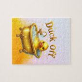 Puzzle Canard de bain drôle (Horizontal)