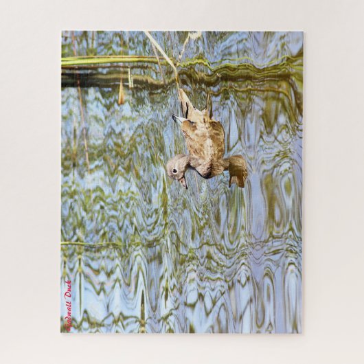 Puzzle Canard de Gadwall (Vertical)