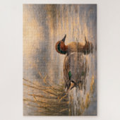 Puzzle Canard de marais | Art de la faune côtière | Puzzl (Vertical)