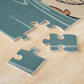 Puzzle Canard et canard doux avec fleurs (Côté)