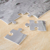 Puzzle Canard gris sur la nuit du lac (Côté)