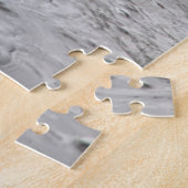 Puzzle Canard gris sur la nuit du lac (Côté)