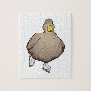 Puzzle Canard Patinage sur glace Patins sur glace