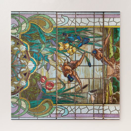 Puzzle Canards colverts en verre (Horizontal)