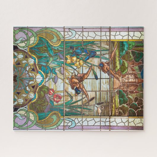 Puzzle Canards colverts en verre (Horizontal)