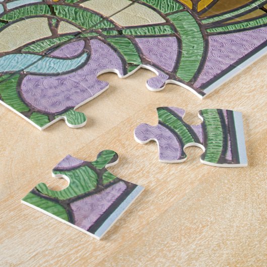 Puzzle Canards colverts en verre (Côté)