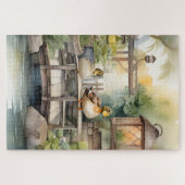 Puzzle Canards De Couleur D'Eau Sur Un Pont (Horizontal)
