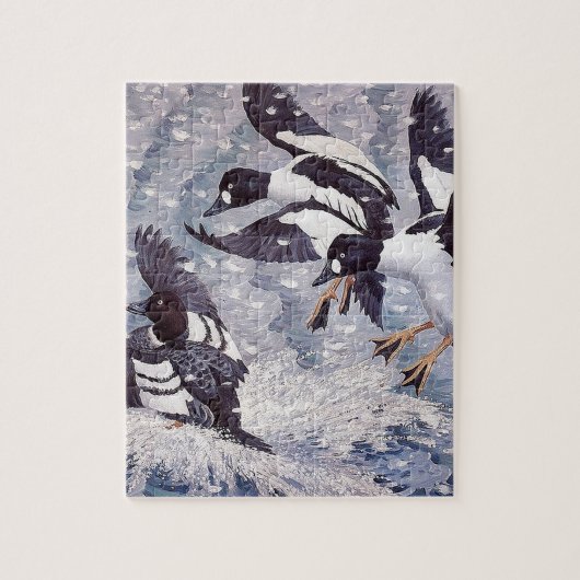 Puzzle Canards de Goldeneyes de Charles Tunnicliffe (Vertical)