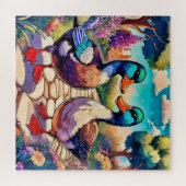 Puzzle Canards de jardin (Horizontal)